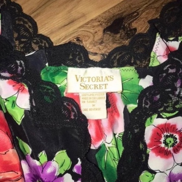 Vs pink floral slip vintage - Picture 7 of 9